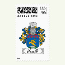 Uccelli Family Crest Stamps