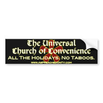 UCOC - Sticker - Taboo Bumper Sticker
