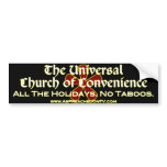 UCOC - Sticker - Taboo Bumper Sticker