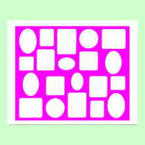 !UCreate Your Own Art or Pics Poster Magenta Bg posters