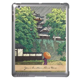 Udo Tower, Kumamoto Castle (Kumamoto-jô Udoyagura) Case For iPad