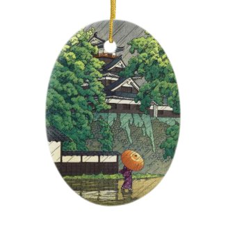 Udo Tower, Kumamoto Castle (Kumamoto-jô Udoyagura) Christmas Ornaments