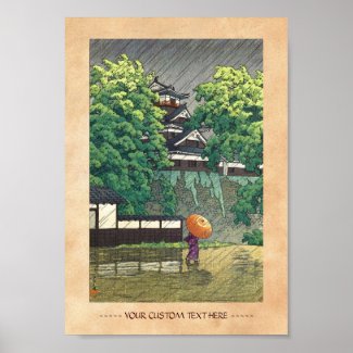 Udo Tower, Kumamoto Castle (Kumamoto-jô Udoyagura) Print