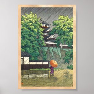Udo Tower, Kumamoto Castle (Kumamoto-jô Udoyagura) Print