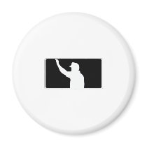 UEFL Black & White Logo magnets
