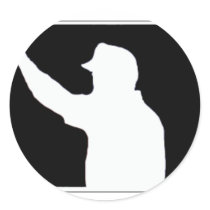 UEFL Black & White Logo stickers