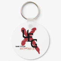 UEG white keychain by UEG_Clan UEG white keychain