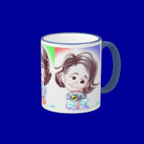 UES Birthday Caricatures Mug NYC 12d mugs
