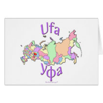Ufa Russia Greeting Card