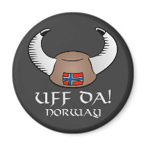 Uff Da! Norway Refrigerator Magnets
