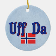 Uff Da Norway Norwegian Christmas Ornament