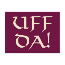 Uff Da! Post Card
