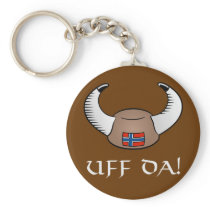 Uff Da! Viking Hat Keychain