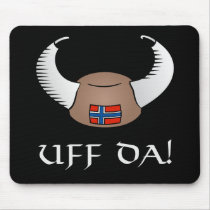 Uff Da! Viking Hat Mouse Pads