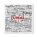 Uffda Square Magnet by myhmdesigns Uffda Square Magnet