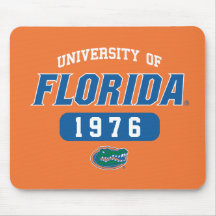 UFL Green Gator Retro Logo Mousepad