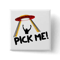 UFO Alien Ship - Pick Me! Pins