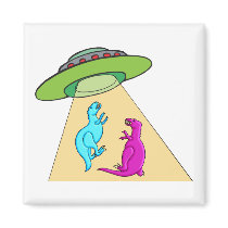 UFO Beams Up Dinosaurs