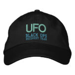 UFO BLACK OPS cap Embroidered Baseball Caps