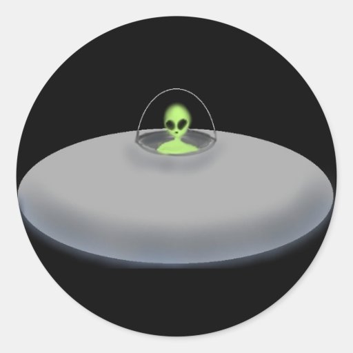 UFO (black) stickers