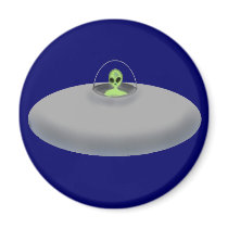 UFO (blue) magnet magnets