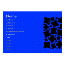 UFO - Blue Sky - Chubby Business Card Template