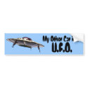 UFO Bumper Sticker bumper stickers