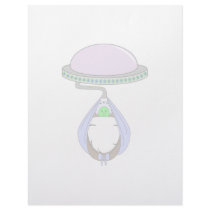 UFO Carrying Baby Blue letterhead