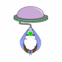 UFO Carrying Baby Blue photo sculptures by mydeas UFO Carrying Baby Blue photo sculptures