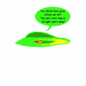 ufo cartoon T-shirt