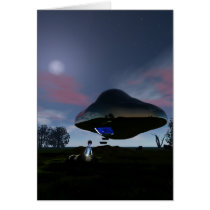 UFO Cattle Mutilation Card