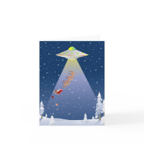 UFO Christmas Card