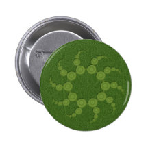 UFO Crop Circles Pinback Buttons