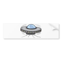 UFO!  Customizable! bumper stickers