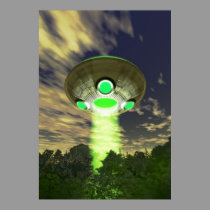 UFO dawn posters