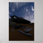 UFO Desert Crash Poster
