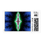 UFO Fractal Abstract Design Postage UFO Fractal Abstract Design Postage