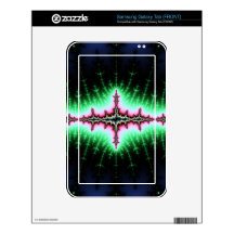 UFO Fractal Abstract Design Samsung Galaxy Tab Skins