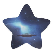 UFO galaxies Star Sticker