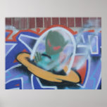 UFO Graffiti 01 Print