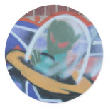 UFO Graffiti 01 Sticker