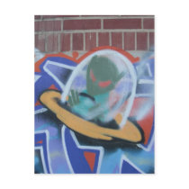 UFO Graffiti 02 Postcard by MDKgraphics UFO Graffiti 02 Postcard