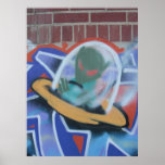 UFO Graffiti 02 Print