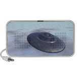 UFO in Flight Doodle Iphone Speakers