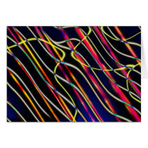 UFO light trails - 2 cards