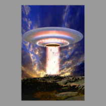 UFO mass abduction posters