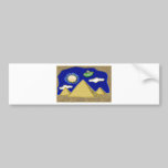UFO Over Egypt bumper stickers