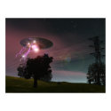 UFO Over Powerlines 2 Poster posters by MDKgraphics UFO Over Powerlines 2 Poster posters