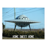 UFO Poster HOME SWEET HOME