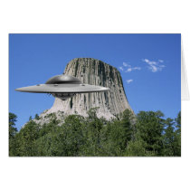 UFO Salamander at Devils Tower Card